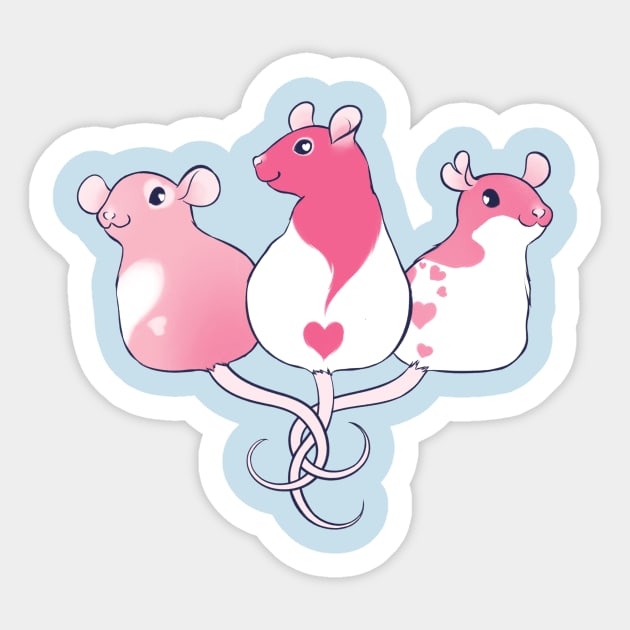 Heart Rats! Sticker by Starling